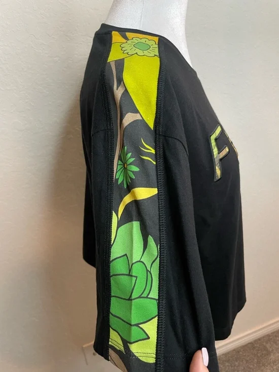 Auth Fendi Roma Black Tee - Picture 3 of 10